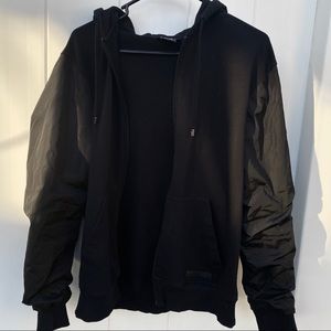 Michael Kors Black zip-up hoodie